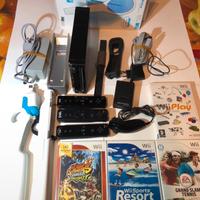 Lotto console nintendo wii con giochi