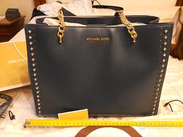 borsa michael kors blu