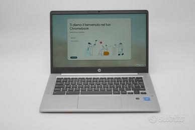 Hp chrome book 14” display fhd 64gb rom