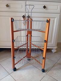 Carrellino angolare porta frutta/verdura 
