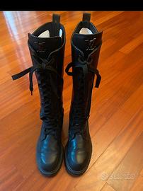 Stivali neri donna LV in vera pelle mis. 40