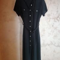 Vestito da donna nero a camicione