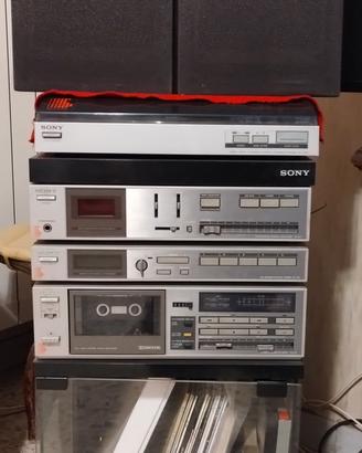 impianto Sony HiFi anni '80