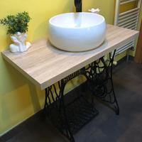 Lavabo bagno su base Singer