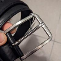 Cintura samsonite nera elegante uomo