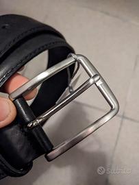 Cintura samsonite nera elegante uomo