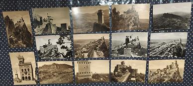34 Cartoline bianco nero Repubblica di San Marino