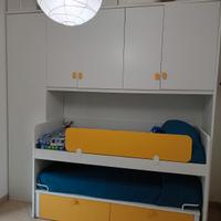 Cameretta a ponte con letto estraibile 