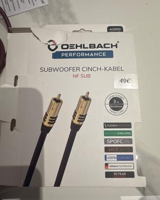 HiFi OEHLBACK Performance NF Sub 3metri- mai usato