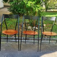 Set N°4  sedie pieghevole  Calligaris    anni '80