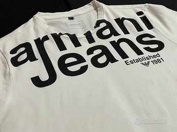 T - Shirt Armani Jeans Bianca Taglia S