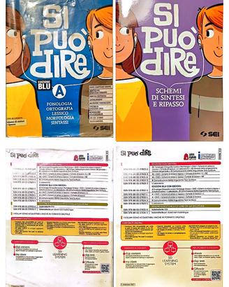 libri scuola media Si Puó Dire (3 vol. e allegati)