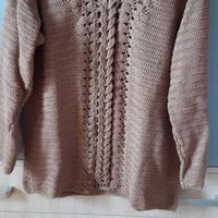 Maglione uncinetto in cotone