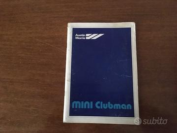 Manuale istruzioni Austin Morris - Mini Clubman