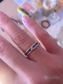 Anello stroili argento 925