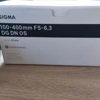 Sigma 100 400 5 6.3 Sony e full frame