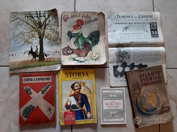 Testi scolastici e romanzi da fine '800