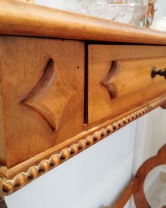 Consolle mobile in legno per ingresso