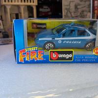 Modellino Bburago Polizia Alfa Romeo 156 1:43