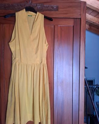 Abito giallo Benetton 
