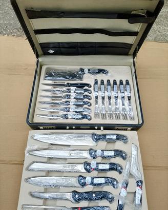 Set posate e coltelli cucina bischofs solingen