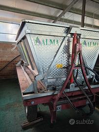 carro inox vasca  alma rallato 