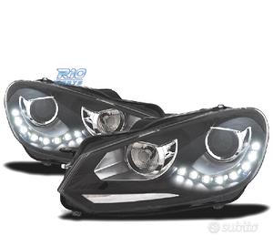 FARI VOLKSWAGEN VW GOLF 6 FONDO NERO DRL