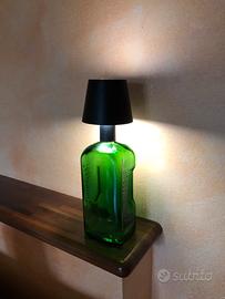 Lampada a led ricaricabile su bottiglia jagermeist