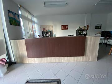 Reception, bancone, ufficio, negozio, studio, hote
