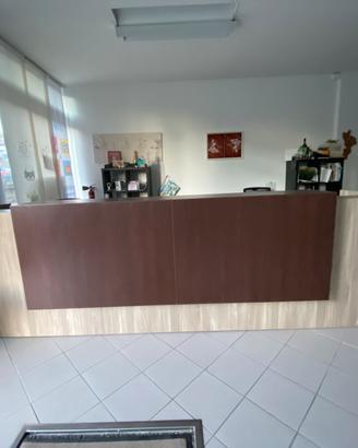Reception, bancone, ufficio, negozio, studio, hote