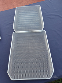 Vaschette portadocumenti in metallo