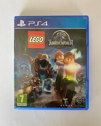 Lego Jurassic World-PS4-Disco e custodia originali