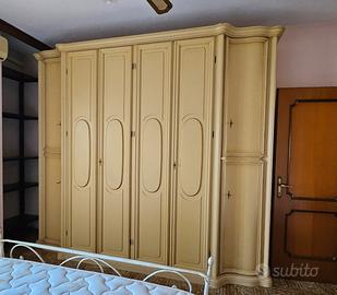 Armadio 4 stagioni legno beige