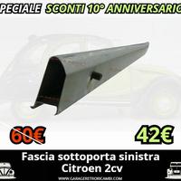 fascia sottoporta sinistra Citroen 2cv