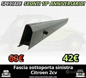 fascia sottoporta sinistra Citroen 2cv