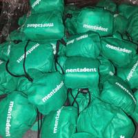 69 pezzi borsa shopper sacchetto Mentadente gadget