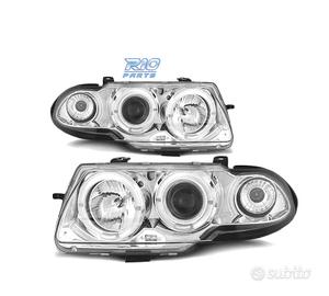 FARI OCCHI ANGEL OPEL ASTRA F 91-94 CROMATI
