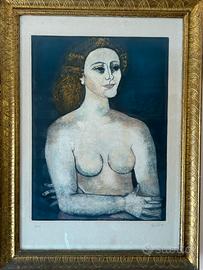 Litografia a colori Franco Gentilini