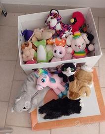 peluche varie tipologie 