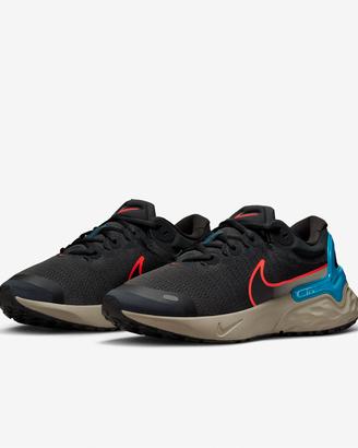 Nike renew run 3 Dark Smoke Grey/Bright Crimson/Kh