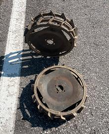 Ruote ferro per motocoltivatore attacco Bertolini