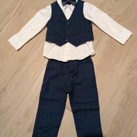 Vestito elegante cerimonia bambino