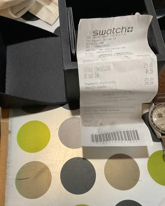 Omega swatch saturn in garanzia
