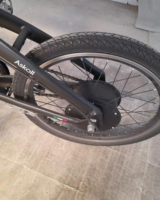 ruota con motore per bici elettrica