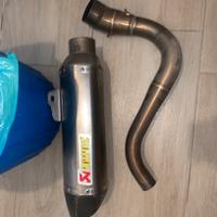 scarico completo akrapovic trattabile