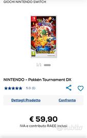 Pokémon tekken dx Switch 