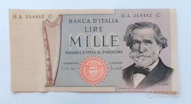 Banconota 1000 lire Giuseppe Verdi