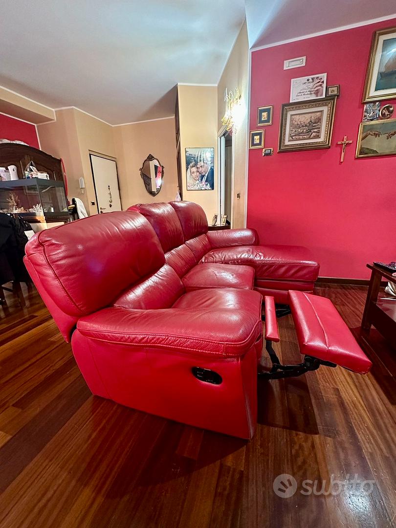 DIVANO IN PELLE DONDI SALOTTI Arredamento e Casalinghi In