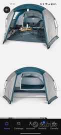 tenda da campeggio 4 posti mh100 xxl