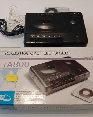 registratore telefonico a cassetta